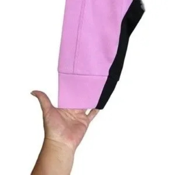 DKNY Pink White 1/2 Zip Pullover - Picture 5 of 7